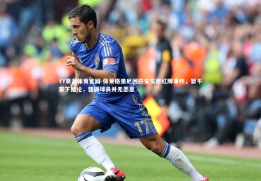 YY易游体育官网-佩莱格里尼回应安东尼红牌事件，暂不妄下结论，强调球员并无恶意